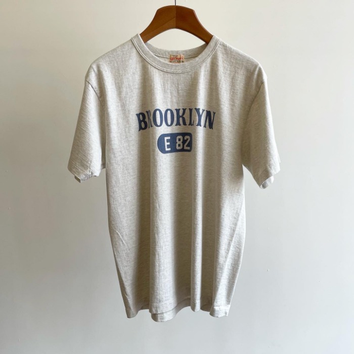 Whitesville Printed Tubular T-shirt “Brooklyn” Oatmeal
