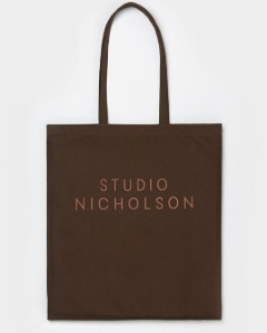 Studio Nicholson Standard Tote Bag Chocolate Truffle