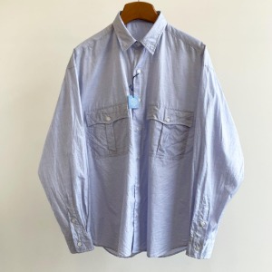 Porter Classic Roll Up “Alumo Classic” Shirt Blue
