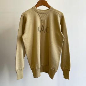 Warehouse Freedom Sleeve Sweatshirt “CAC” Dark Beige