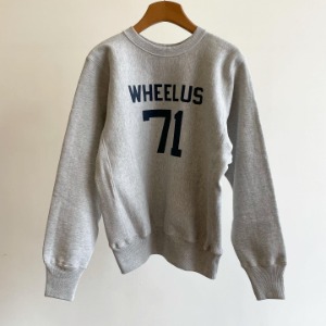 Warehouse Wheelus Reverse Weave Sweatshirt Grey