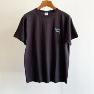 Warehouse X Palm Graphics X FM802 Organic Cotton T-shirt Black