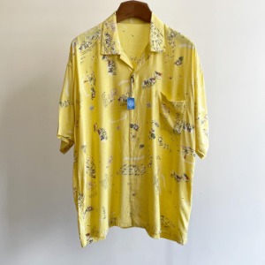 Porter Classic Aloha Shirt “French Film” Yellow