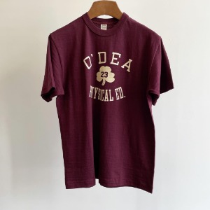 Warehouse Printed T-shirt “O’DEA” Bordeaux