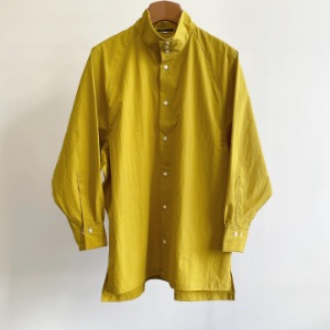 Haversack High Neck Oversized Raglan Shirt Mustard