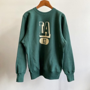 Warehouse “LA“ Reverse Weave Sweatshirt Green