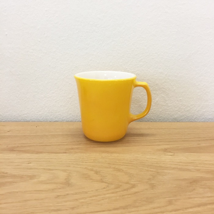 1950’s Pyerx Yellow Coffee Mug Cups