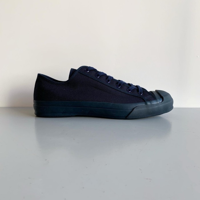 Studio Nicholson Merino Vulcanised Sole Canvas Shoes Dark Navy
