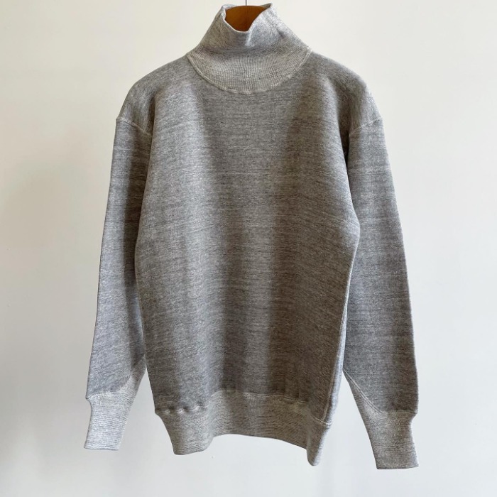 Warehouse 2-needle High Neck Sweatshirt Grey