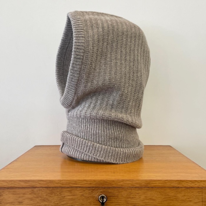 Le 17 Septembre Homme / 917 Wool Ribbed Balaclava Brown