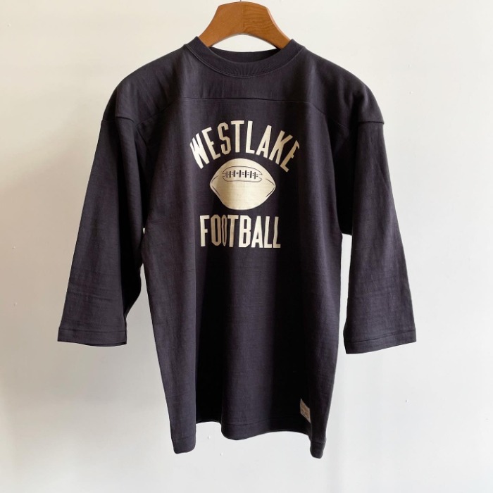 Warehouse 3/4 Sleeved Football T &quot;Westlake&quot; Black