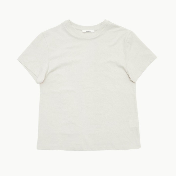 Amomento Basic T-shirt Light Grey