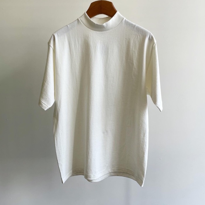 DENIME Mock-neck T-shirt Off White