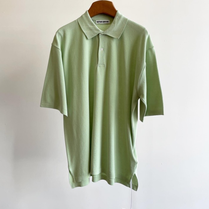 Kaptain Sunshine Knit Poloshirt Mint Green