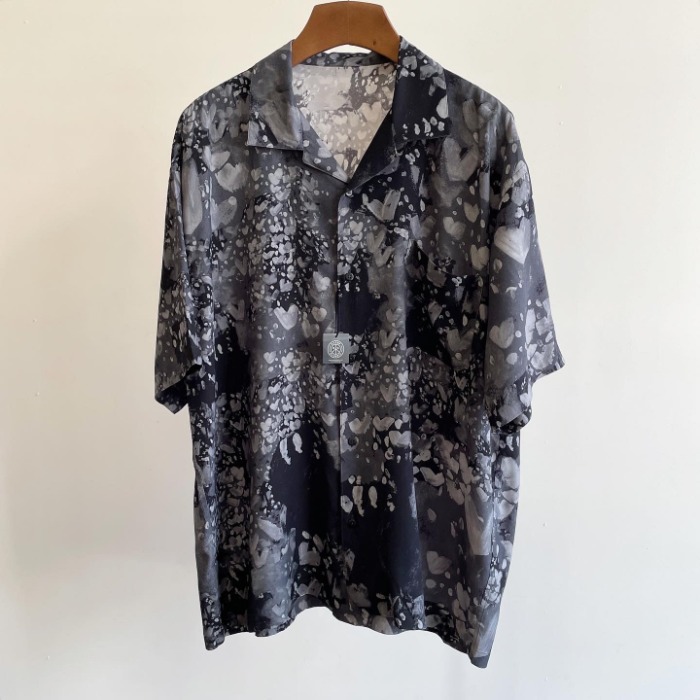 Porter Classic Heart Aloha Shirt Black