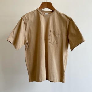 Phlannel SOL Cotton Open-end Yarn T-shirt Beige (Mens)➕ SALE