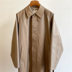 Le 17 Septembre Homme / 917 Chambray Single Breasted Trench Coat Beige