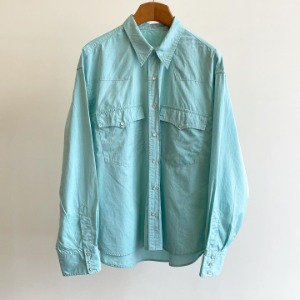 Porter Classic Old West Shirt Turquoise