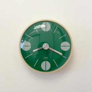1973 KRUPS Wall Clock Germany Green