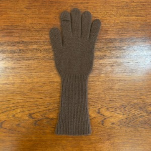 Amomento Fingerhole Gloves Brown (Women) 