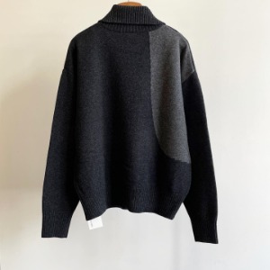 Le 17 Septembre Homme / 917 Colour Block Sweater Dark Gray