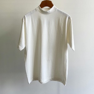 DENIME Mock-neck T-shirt Off White