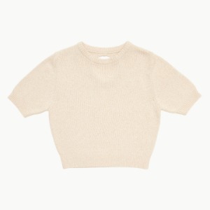 Amomento Back Cut-out Pullover Beige