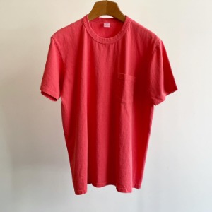 Velva Sheen Pigment Pocket T-Shirt Raspberry