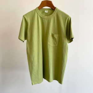 Velva Sheen Pigment Pocket T-Shirt V.Green