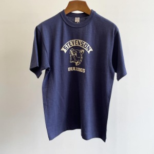 Warehouse Printed T-shirt “Stevenson” Navy