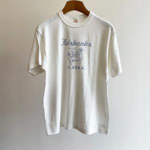 Warehouse Printed T-shirt “Fairbanks” Off White