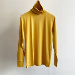Haversack Tight Fit High Neck Shirt Yellow