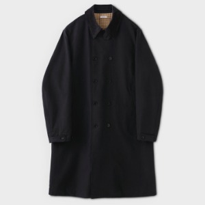 Phigvel Double Cloth Workaday Coat Dust Black