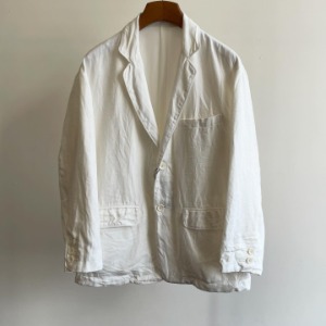 Porter Classic Linen Classic Jacket Off-White