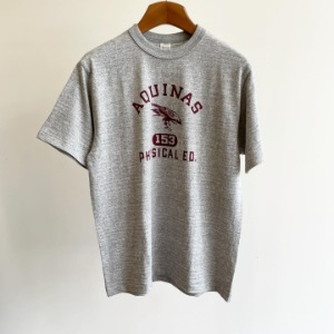 Warehouse Printed T-shirt “Aquinas” Grey